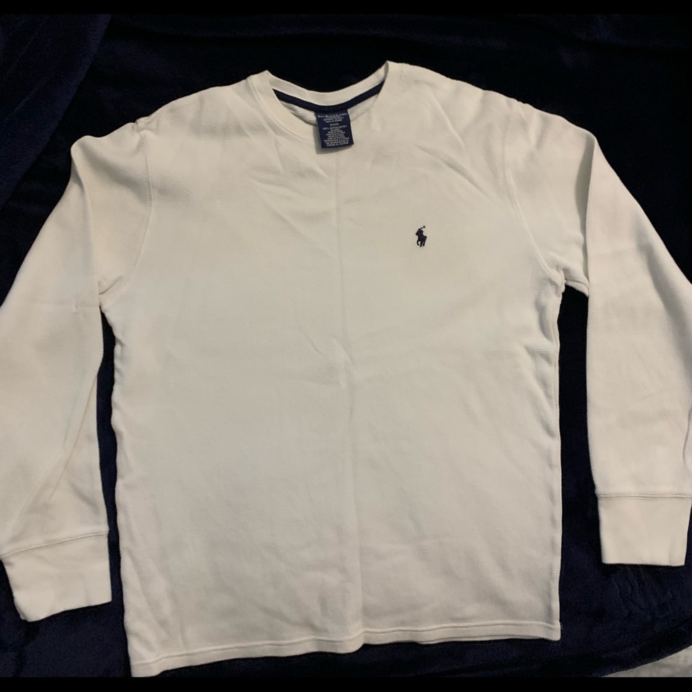 Polo Waffle-Knit Thermal Shirt